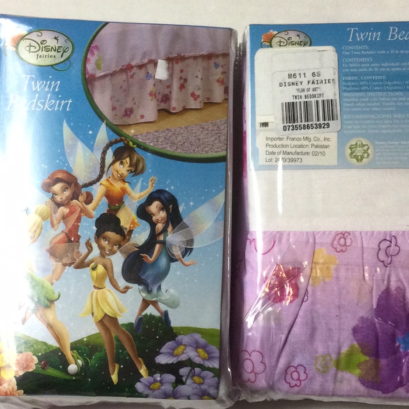 Disney Fairies Twin Sz Bedskirts